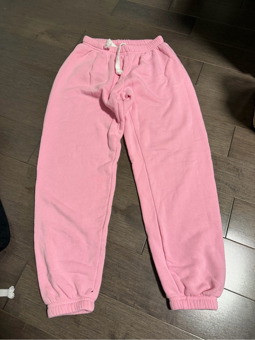Katie J NYC Pink Fleece Joggers for Kids EUC pink